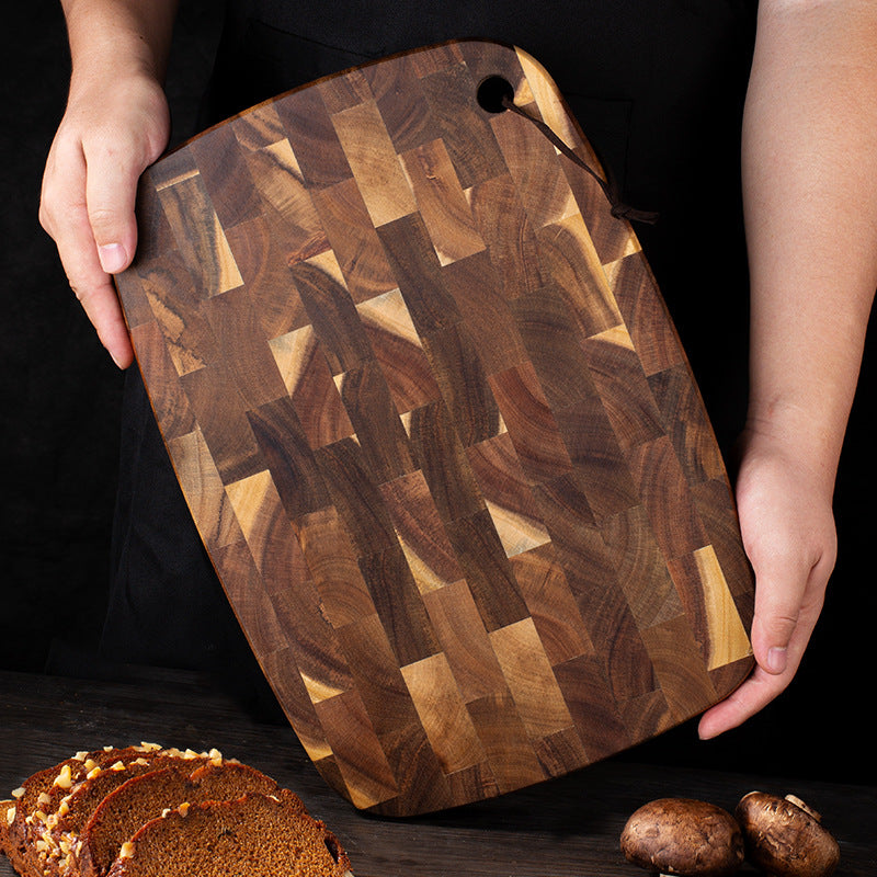 Planche à découper acacia damier premium livraison gratuite France